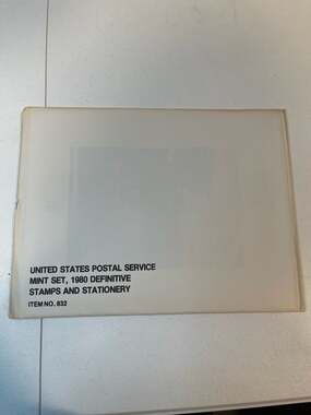 USPS 1980 Definitive Stamps and Postal Stationery Mint Set Item No. 832